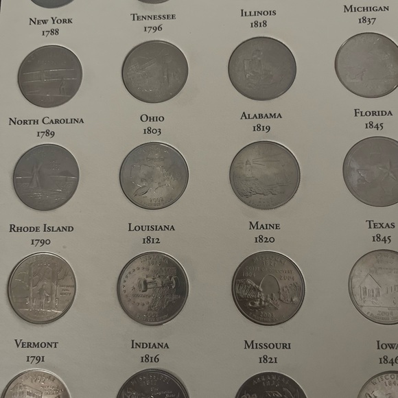 Lot of 4-commemorative quarters 1999-2008 Denver/ Philadelphia sets circulated - Picture 5 of 14